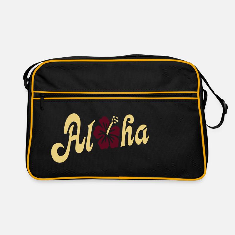Aloha fleur d'hibiscus Sac Retro