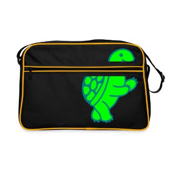 Turtle 2 - Retro Bag - black/gold - Front