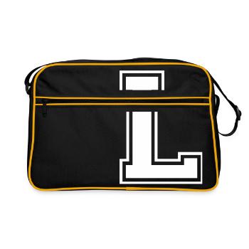 l - Retro Bag - black/gold - Front