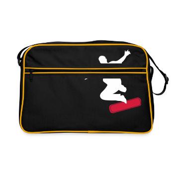 Skater - Sac Retro - noir/or - Devant