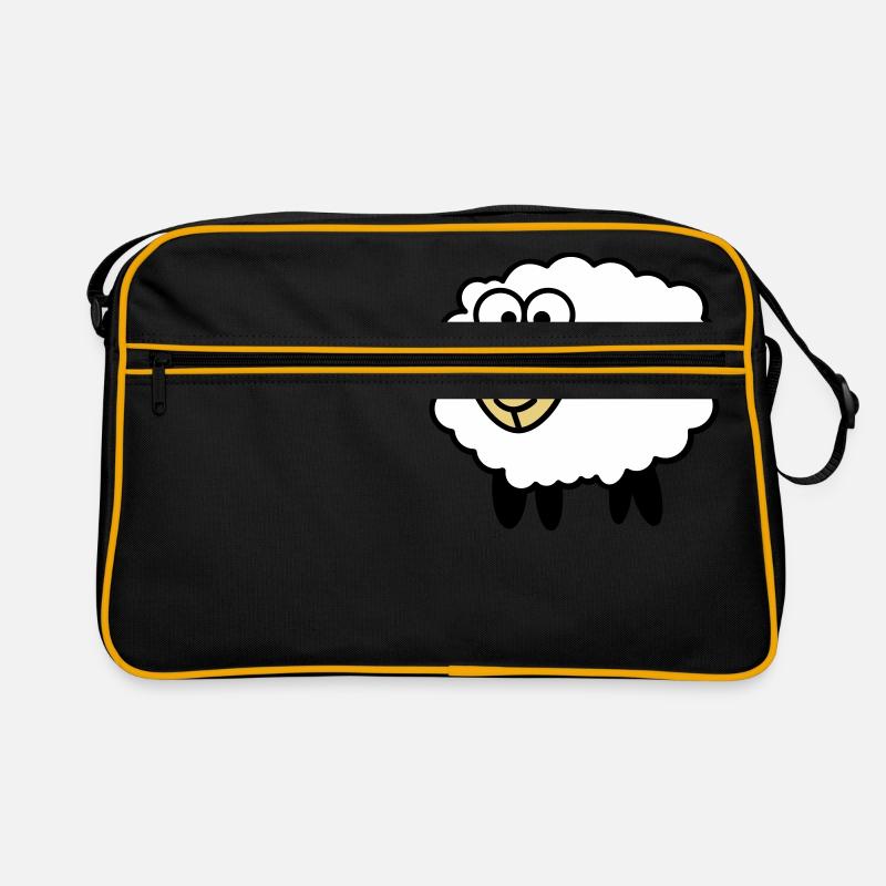 das leicht bekloppte Määähndy-Schaf Retro Tasche