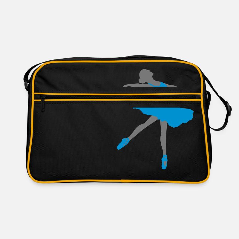 Ballett Mädchen Retro Tasche
