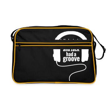 In The Groove begnning Jack Techno Headphones - Retro Bag - black/gold - Front