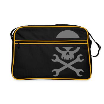 mechanic master - Sac Retro - noir/or - Devant