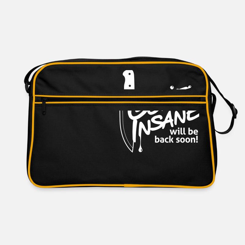Gone Insane Will Be Back Soon! Retro Bag