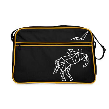 licorne - Sac Retro - noir/or - Devant