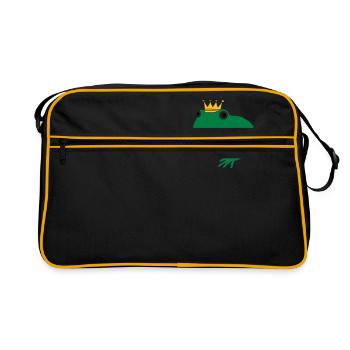 grumpy frog prince - Sac Retro - noir/or - Devant