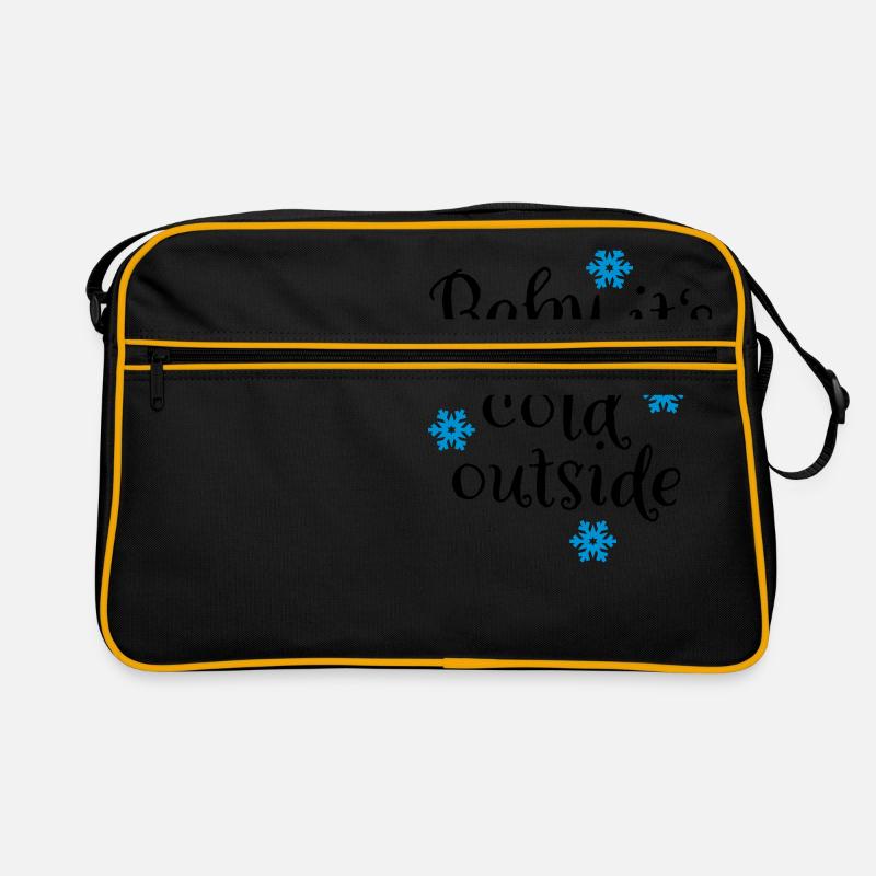 Schnee Retro Tasche