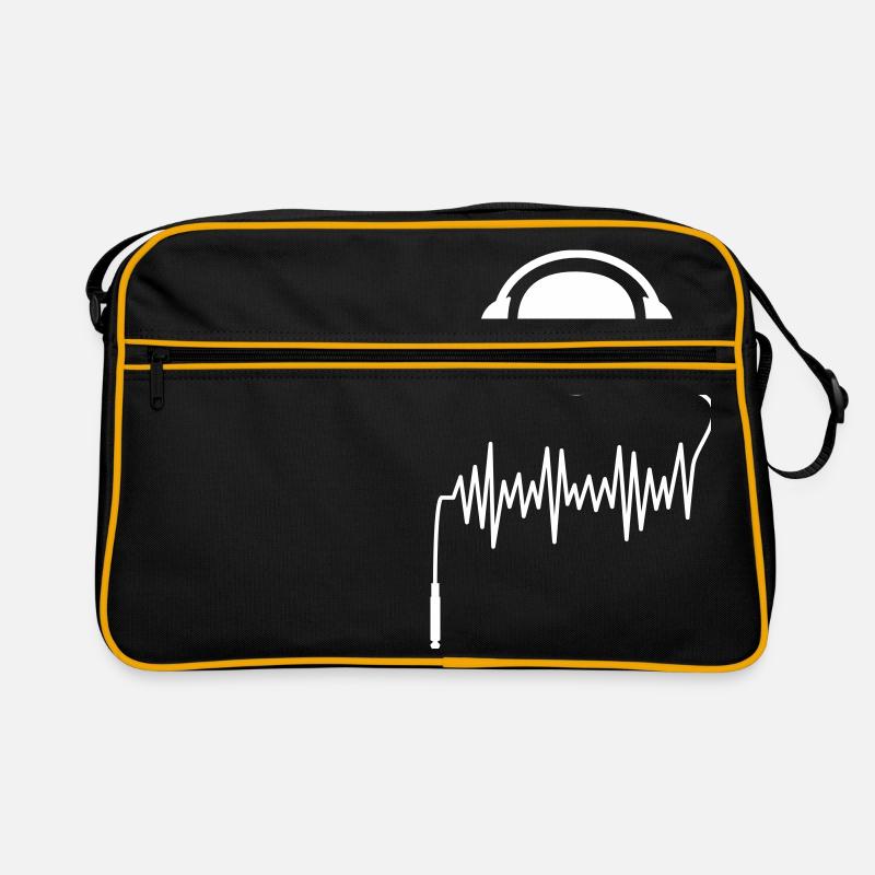 DJ câble Jack fréquence EQ casque Sac Retro