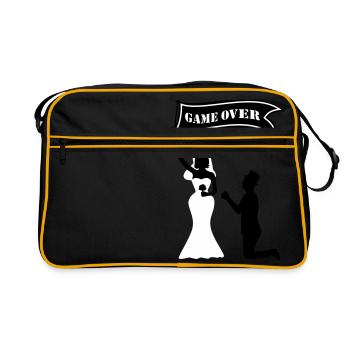 Jeu JGA drapeau mariée marié Jafta Edison - Sac Retro - noir/or - Devant