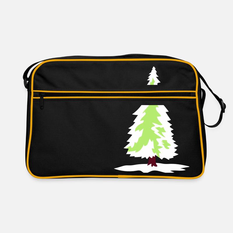 blanc arbre de noël arbre de noël noël nikolaus wi Sac Retro