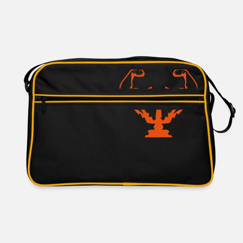 trophe coupe sport muscle bras - Sac Retro - noir/or