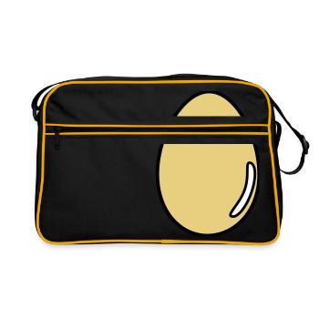 œuf - Sac Retro - noir/or - Devant