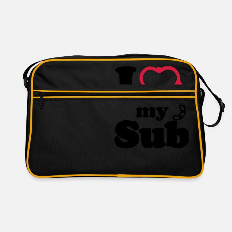 I Love my Sub Retro Tasche