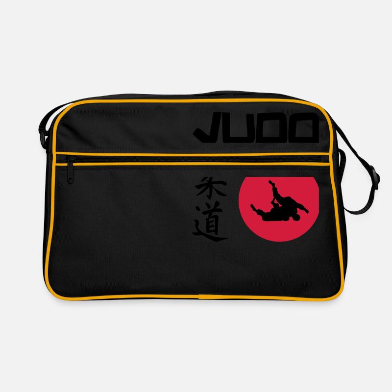 Judo - Retro Tasche - Schwarz/Gold