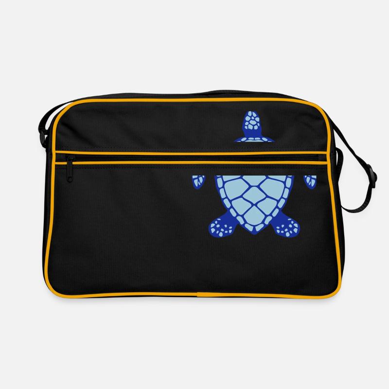 sea turtle animals 60 Retro Bag