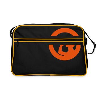 logo drink apero alcohol bottle - Retro Bag - black/gold - Front