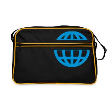 World translation - Retro Bag - black/gold - Front