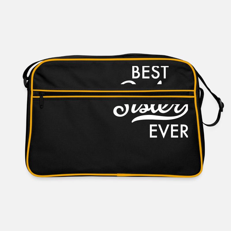 Best Sister Ever Retro Tasche