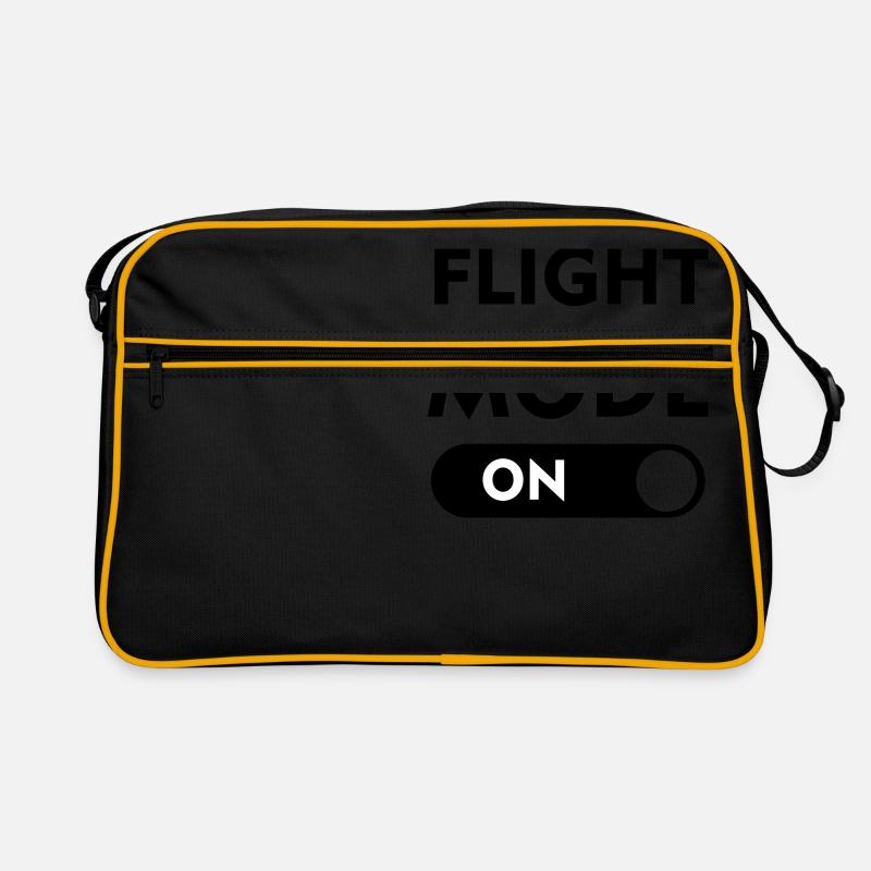 Flugzeug Pilot Flieger Ultaleichtflugzeug Retro Tasche
