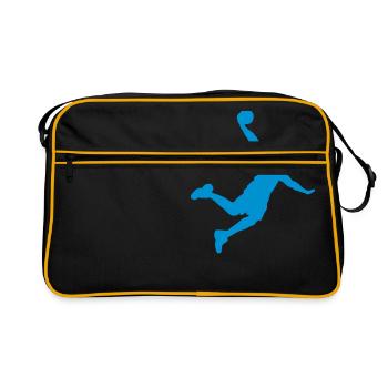 slam dunk basketball jam sport - Sac Retro - noir/or - Devant