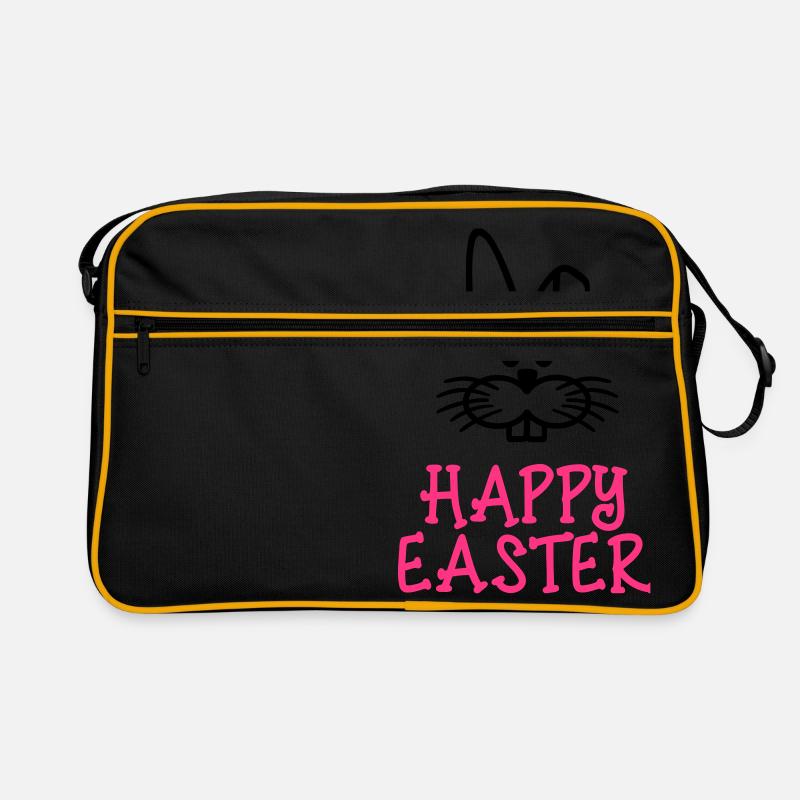 Happy Easter Ostern Retro Tasche