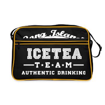 long island icetea team - Retro Bag - black/gold - Front