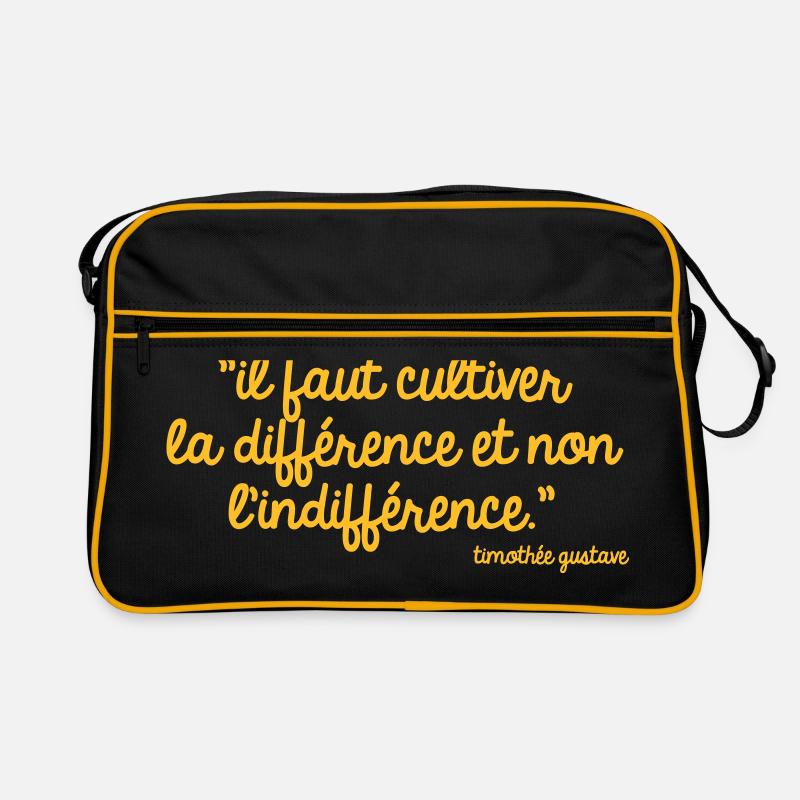 Cultivons la différence Sac Retro