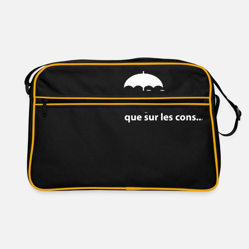 Bretagne cons - Sac Retro - noir/or