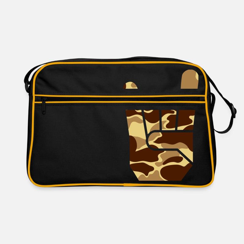 camou rock hand Sac Retro