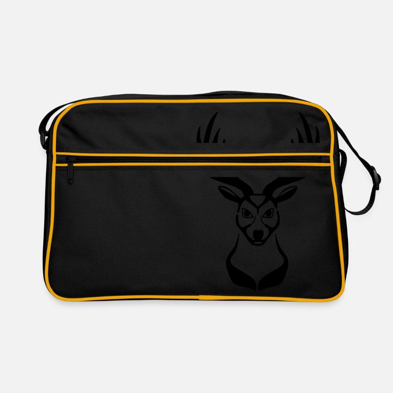 Un cerf une un cerf tête 1c Sac Retro