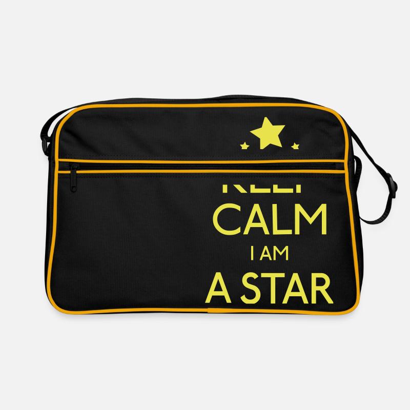 keep calm i am a star Sac Retro