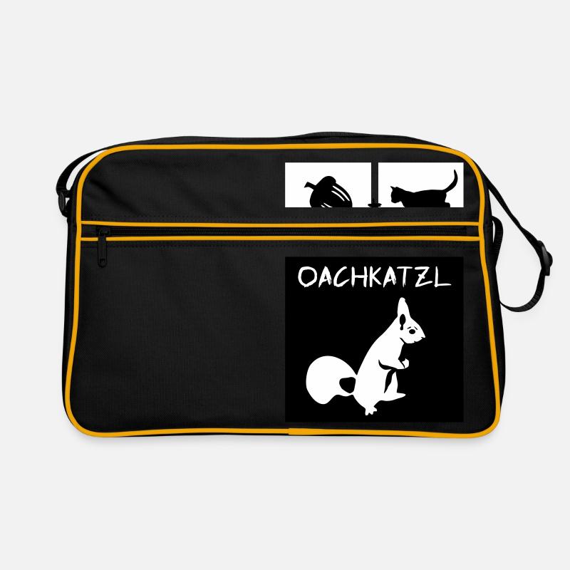 Eichhörnchen - Oachkatzl Retro Tasche