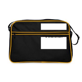 S'DIZAJNER - Sac Retro - noir/or - Devant
