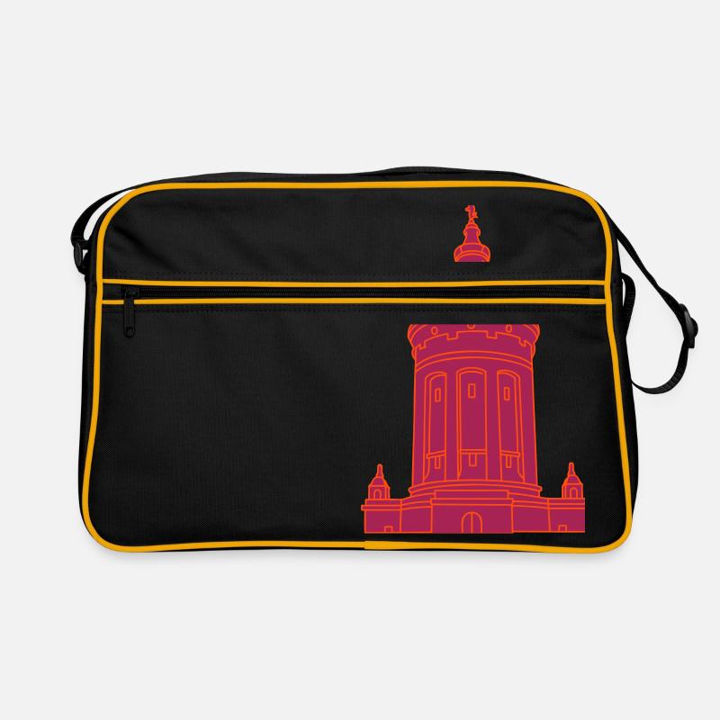Wasserturm Mannheim 2 Retro Tasche