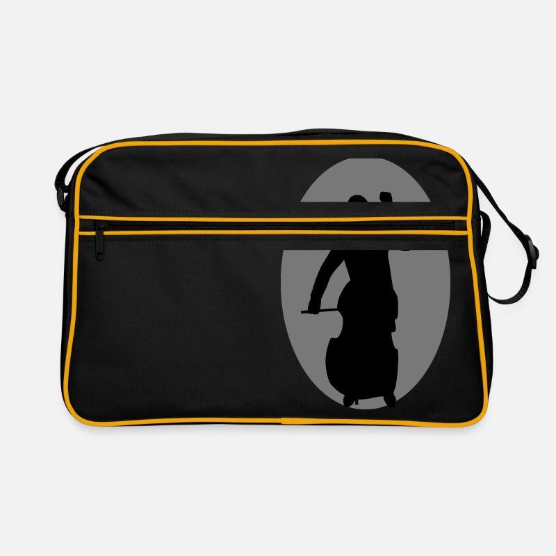 Kontrabass Retro Tasche