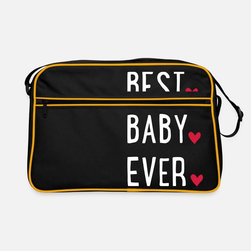 Bestes Baby - Retro Tasche - Schwarz/Gold