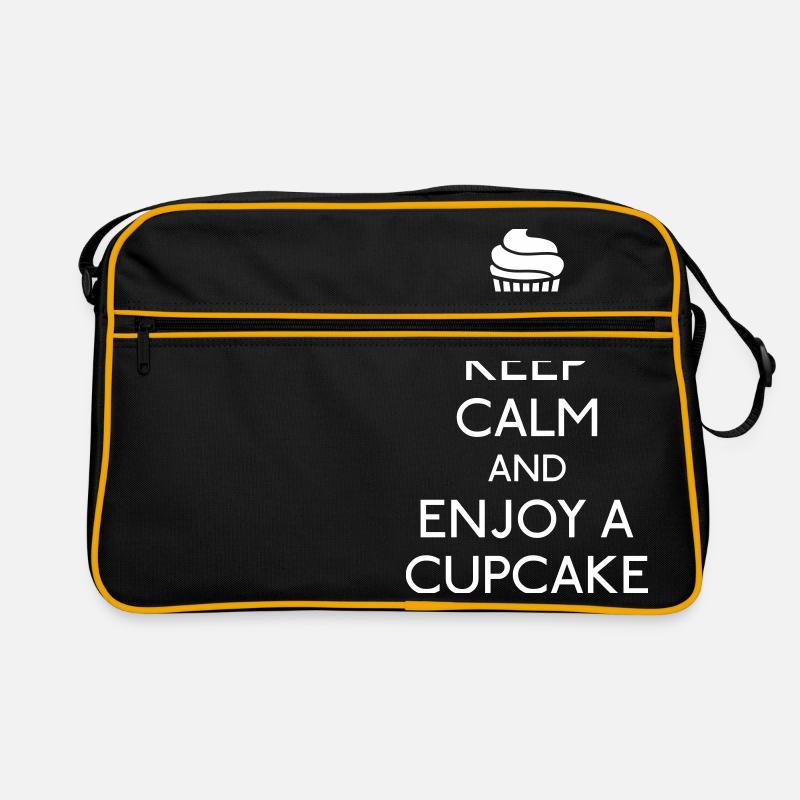 Keep Calm Cupcake Retro Tasche