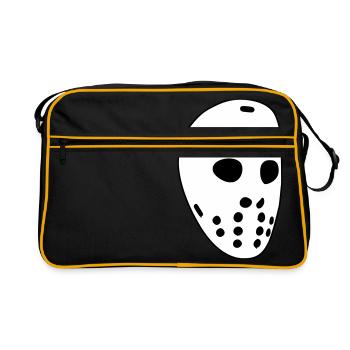 Masque de hockey rétro - Sac Retro - noir/or - Devant