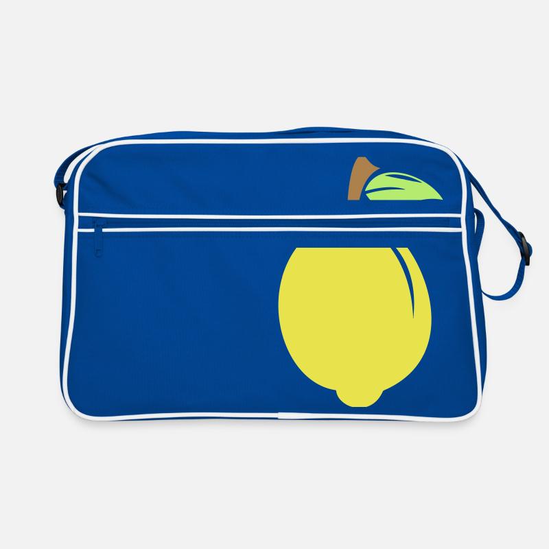 Zitrone Retro Tasche