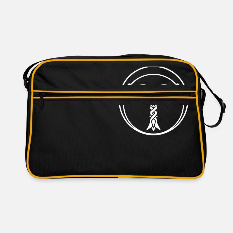 Irminsul mit Valknut Retro Tasche