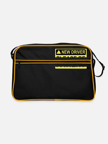 NEWDRIVER2 - Sac Retro - noir/or - Devant