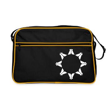 Lakota_aka8 - Sac Retro - noir/or - Devant