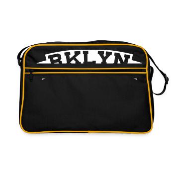 BKLYN / BROOKLYN - Retro Bag - black/gold - Front
