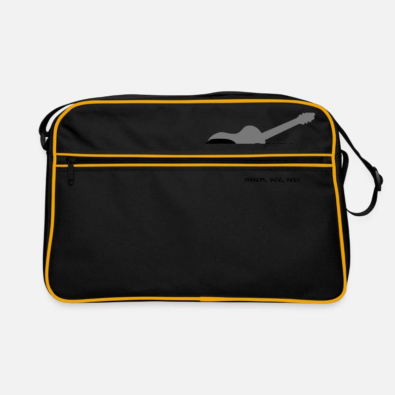 DeltaBluesListenSeeFeel - Sac Retro - noir/or