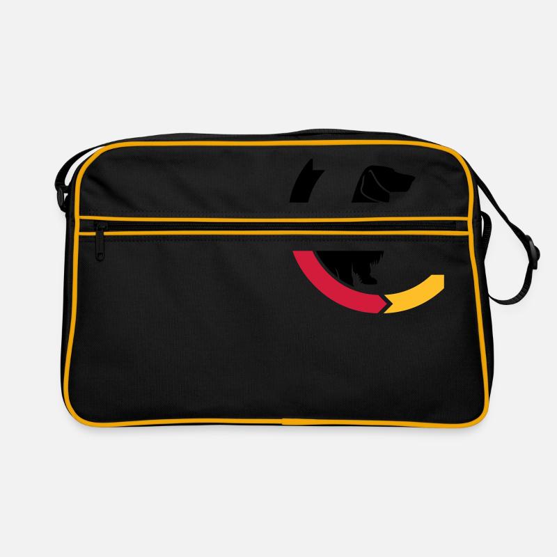 Longhair teckel 2 Allemagne 3c Sac Retro