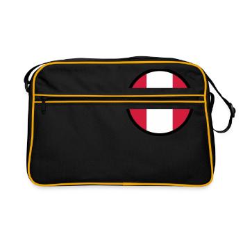 Sous le signe du pérou - Sac Retro - noir/or - Devant