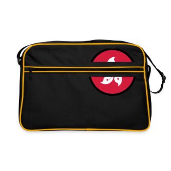 Under The Sign Of Hong Kong - Retro Bag - black/gold - Front