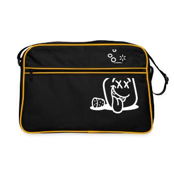 Biberon - Sac Retro - noir/or - Devant