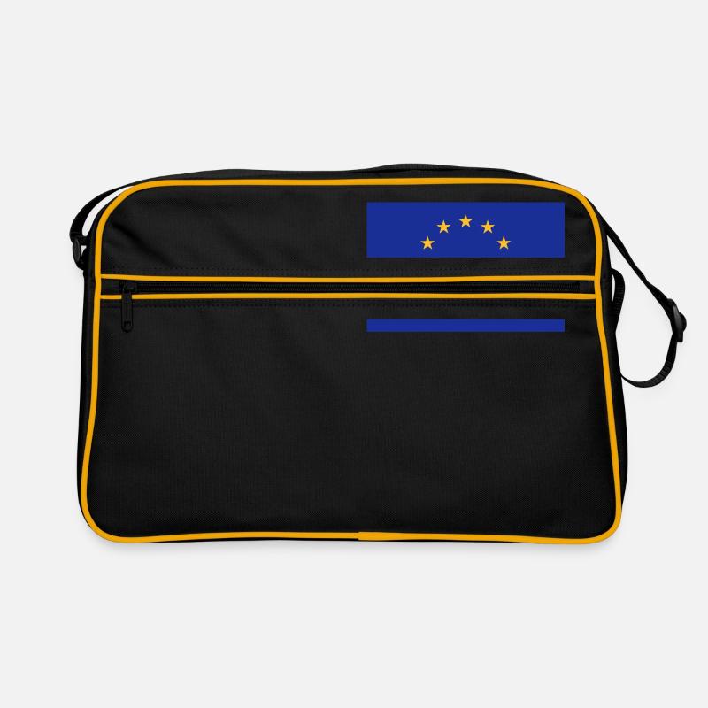 Europa EU - Retro Tasche - Schwarz/Gold